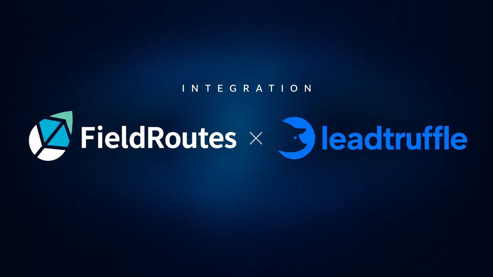 FieldRoutes and LeadTruffle logos announcing the FieldRoutes integration