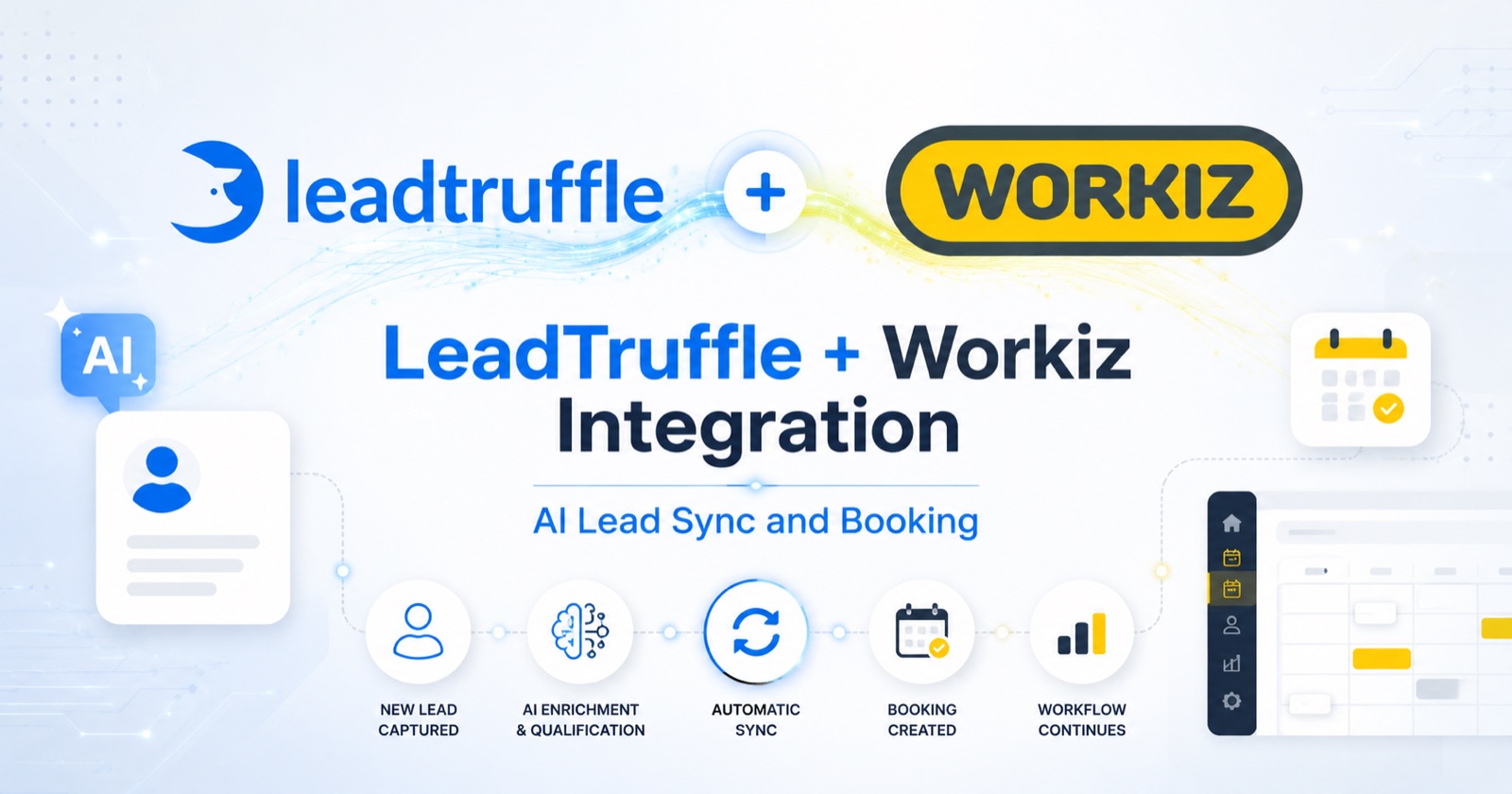 LeadTruffle + Workiz Integration: AI Lead Sync and Booking