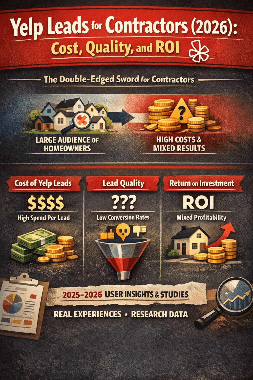 Yelp Leads for Contractors in 2026: Cost, Quality, and the 30-Day ROI Scorecard