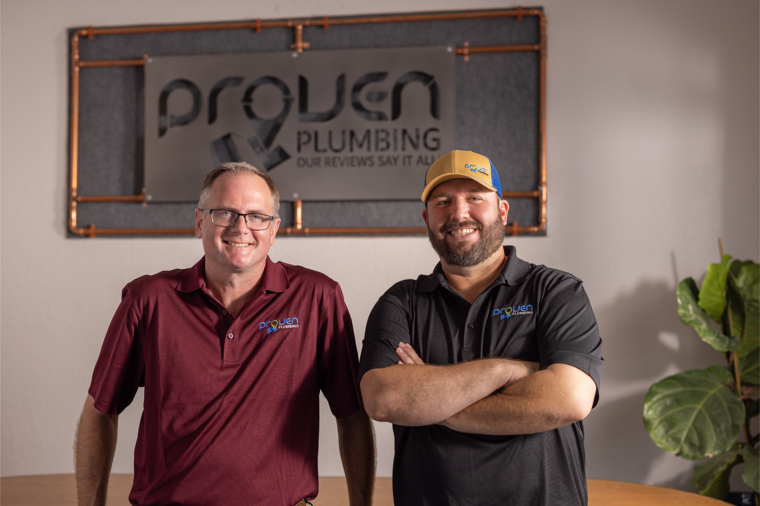 Louis Natale and team at Proven Plumbing